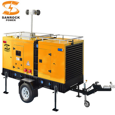 acheter 1500 r/min pompe à eau mobile électrique 80 kW pompe à eau diesel mobile montée sur remorque online manufacture