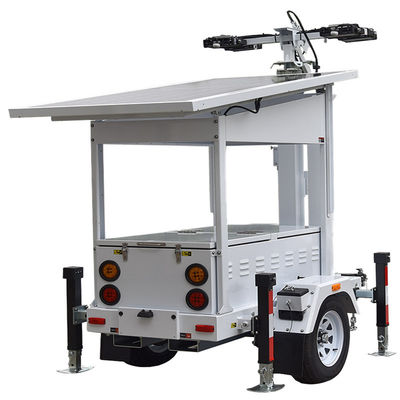 acheter Tour d'éclairage solaire portable inclinable à 90°, tour d'éclairage de surveillance électrique, tour d'éclairage extérieur online manufacture