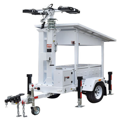 acheter Tour lumineuse LED mobile Tour lumineuse industrielle Mast 7m Tour lumineuse solaire abordable online manufacture