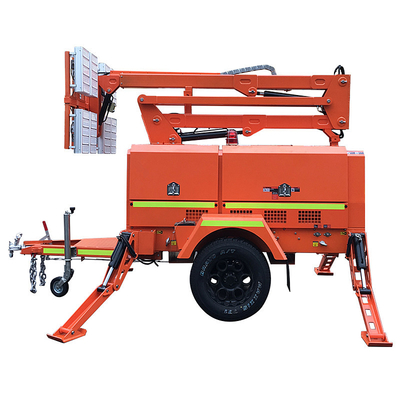 acheter Diesel Generator Light Tower Rated Voltage 220V Towable Light Tower Mobile Lighting Tower online manufacture