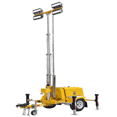 acheter Mobile Light Tower 4m 6.5m 9m Height Telescopic Light Towers LED Diesel Light Tower Manufacturers online manufacture
