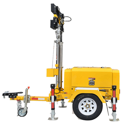 acheter Construction Light Tower Rated Power 5KW/5KVA Mobile Lighting Tower Portable Diesel Light Tower online manufacture
