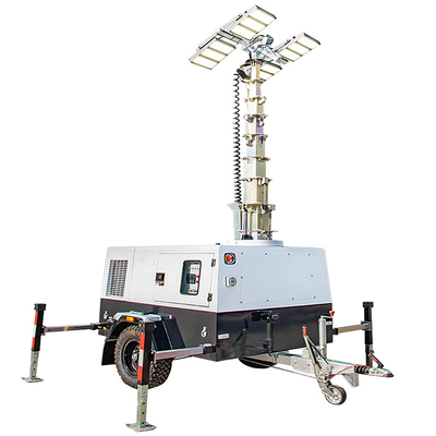 acheter Diesel Light Tower Generator 9m 12m High Mast Light Tower Emergency Portable Light Tower online manufacture