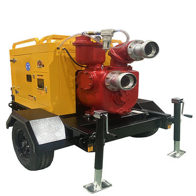 acheter Diesel Engine Water Pump Trailer Emergency Pump Speed 1500rpm Agricultural Irrigation Water Pump online manufacture