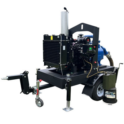 acheter Factory Diesel Powered Water Pumps High Suction Industrial Fluid Transfer Mobile Water Pump online manufacture