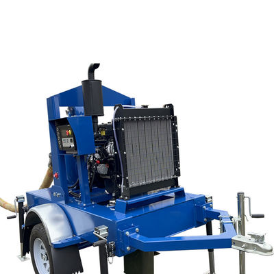 acheter Trailer Mounted Water Pump Self Priming Sewage Pump High Performance Water Pump for Diesel Engine online manufacture
