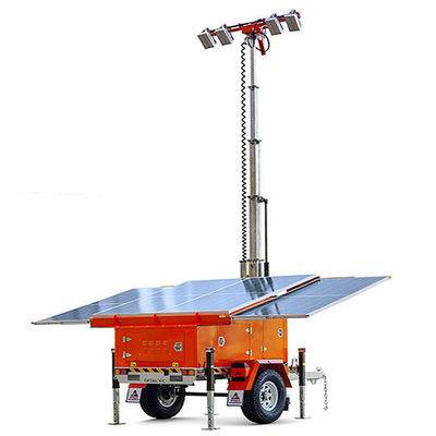 acheter Solar Lighting Towers Beam Angle 350° High Output Solar Lights Construction Sites Portable Solar Light Tower online manufacture