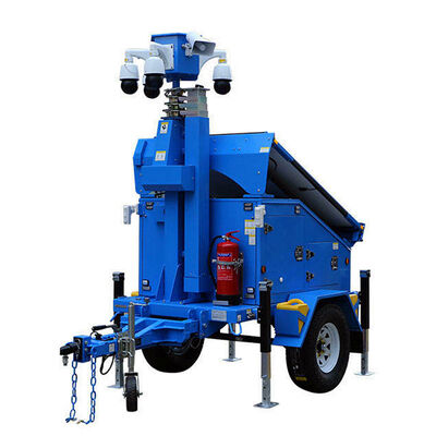 acheter Tour phare solaire portable Caméra de surveillance rotative Site de construction Tour phare solaire online manufacture