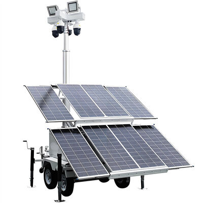 acheter Tour de phares solaires abordable Parking Sécurité Tour de surveillance solaire Tour de phares mobiles LED online manufacture