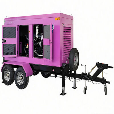 acheter Générateur diesel silencieux de 100 kW, générateur diesel à trois phases, générateur diesel monté sur remorque online manufacture