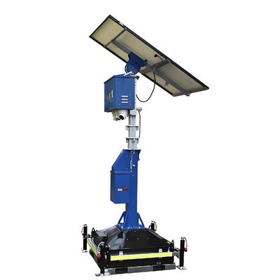 acheter Tour de surveillance solaire Tour d'éclairage mobile fiable Parking lots Sécurité Tour d'éclairage solaire online manufacture