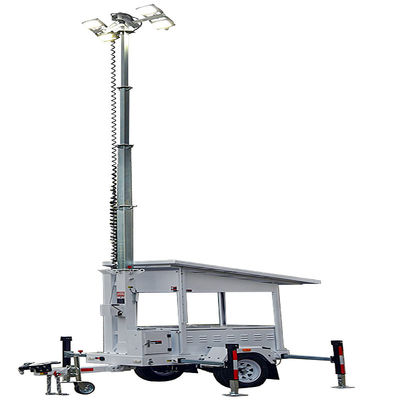 Tour d'éclairage mobile d'urgence à énergie solaire