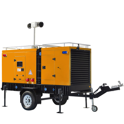 Système de contrôle intégré Pompe à eau silencieuse Réservoir de carburant 450L Traitement des eaux usées Pompe d'irrigation diesel