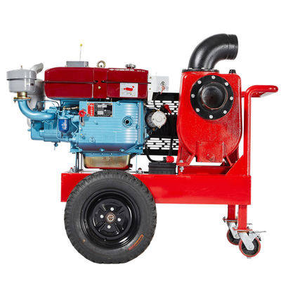 Pompe auto-amorçante pour eaux usées Facile à déplacer Pompe à eau diesel Petite Pompe d'amorçage à sec simple