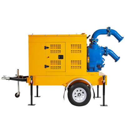 Pompe à eau diesel de 6 pouces à haute efficacité pompe à eau de déshydratation à aspiration de bout en bout