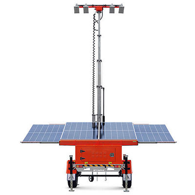 Integrated Solar Light Tower Working Time 36 Hours Powerful Solar Lights Outdoor Events Trailer Light Tower