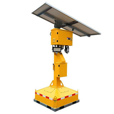 Zéro émission Tour solaire portable Éclairage de zone industrielle Petite tour solaire