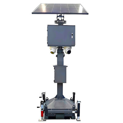 Tour d'éclairage de Surveillance solaire tour d'éclairage Mobile à LED haute efficacité tour d'éclairage à énergie solaire écologique