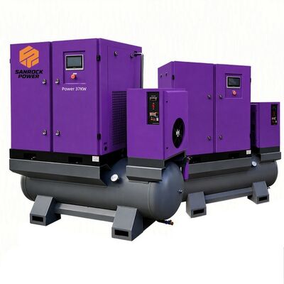 Fabrication de tôles d'acier inoxydable Découpe laser Compresseur d'air 16 bars 20 bars Haute pression Compact Machine à compresseur d'air